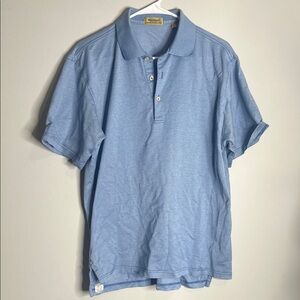 Paul Stuart Men's Light Blue Polo Shirt
